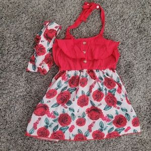 4 FOR $25🩷Baby girl dress and headband